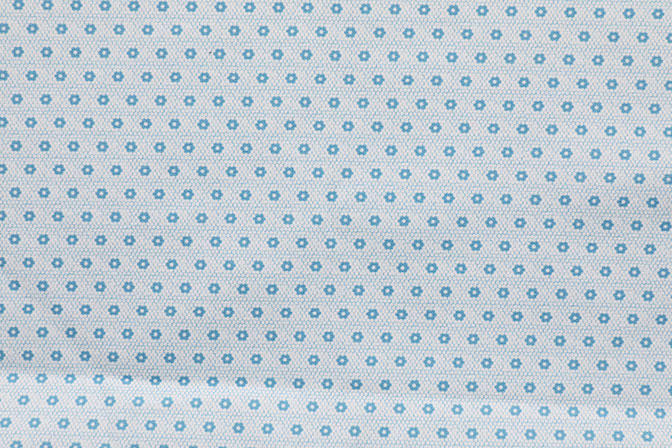Blue Printed Warp Knitted Memory Cloth