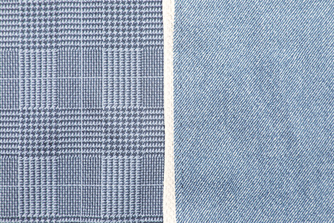 Multi Checkered Printed Honeycomb Fabric