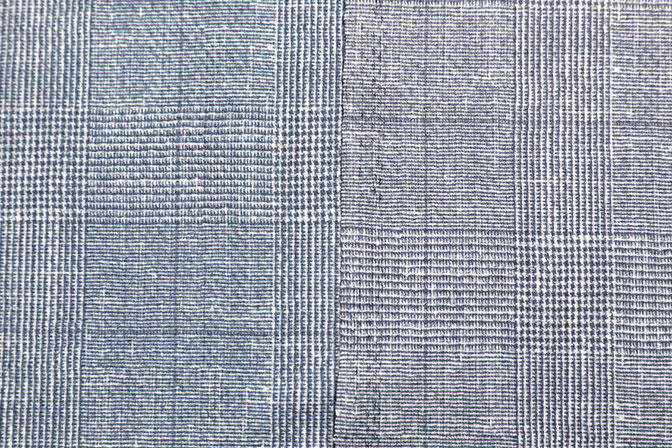Checkered Printed Honeycomb Fabric