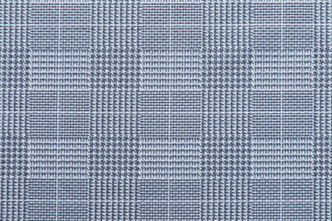 Multi Checkered Printed Honeycomb Fabric
