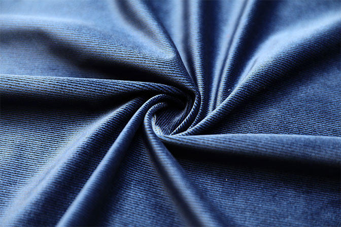 Polyester Velvet Plus Black Silk Corduroy